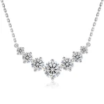 Smile Pendant Necklace for Women Lab Grown - Image 2