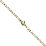 Tennis Chain / Lab Grown Necklace / Gold - Image 2