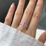 Emerald Cut Engagement Ring Lab Grown - Image 5