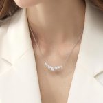 Smile Pendant Necklace for Women Lab Grown - Image 4