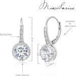 Clip Earrings Silver Color Lab Grown - Image 6