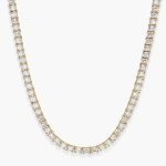 Tennis Chain / Lab Grown Necklace / Gold